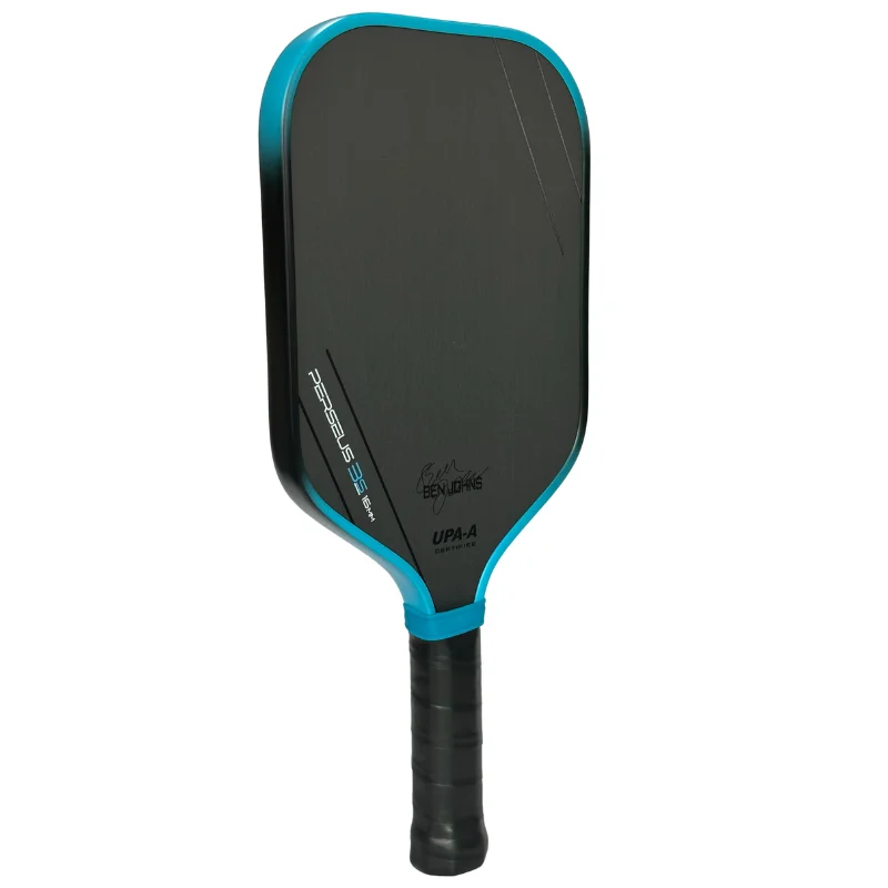 

BEN JOHNS Perseus GEN3 Pickleball Paddle T700 Carbon Fiber Textured Surface 16MM Polymer Power Core Enhanced Power&Spin&Control