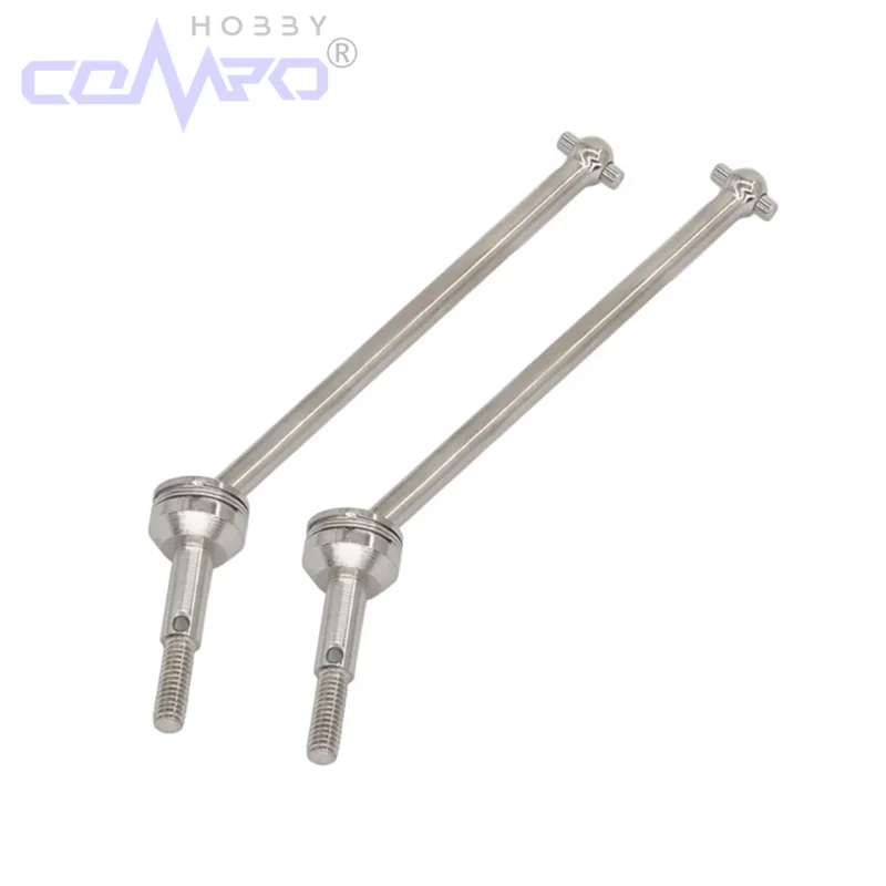 Arbre d'entraînement en métal CVD, 2 pièces, pour Wltoys 104001 104002 1/10 RC, pièces de mise à niveau de voiture, accessoires