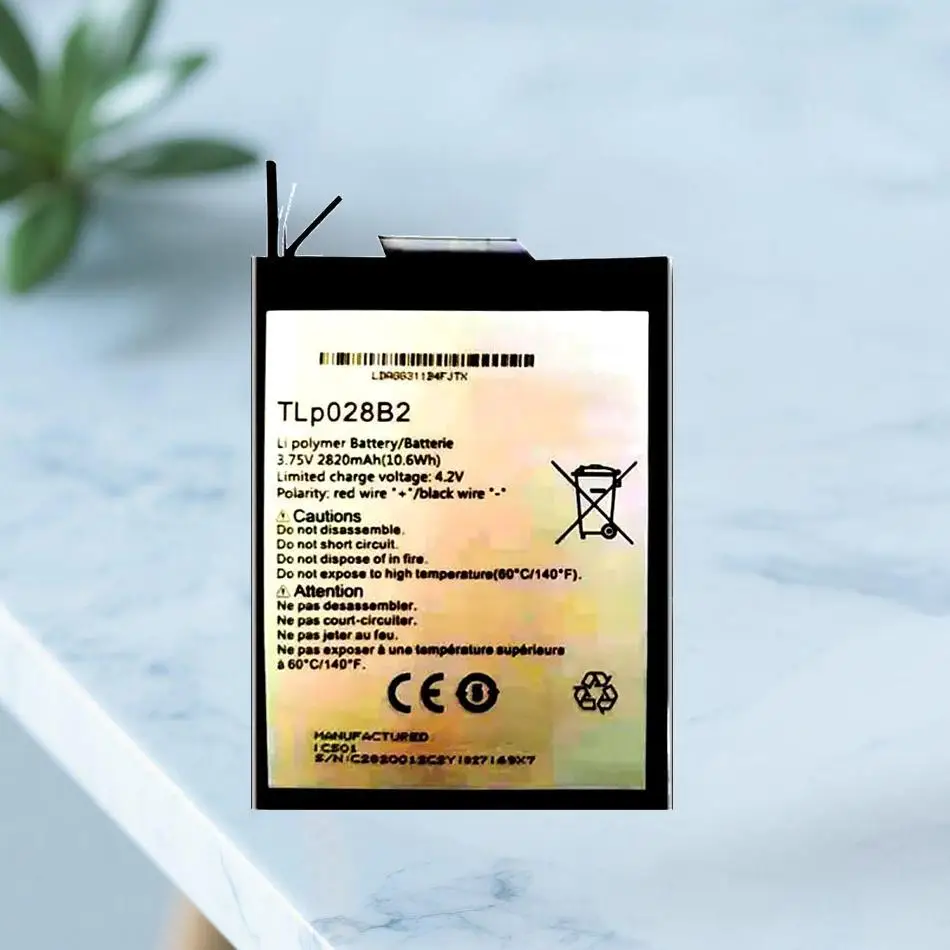 

For Alcatel One Touch Tcl OT-8055 OT-8057 Mobile Phone Battery 2820Mah Tlp028b2 Reliable Power