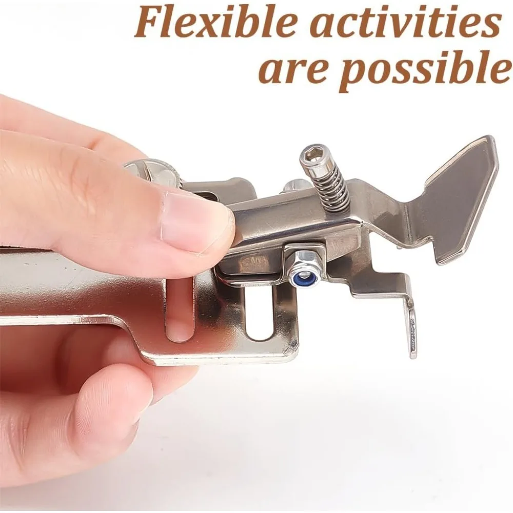 約2個入り 鉄製多機能ミシン押さえ金具 ネジ付き スナップオンミシン押さえ金具 ミシン用