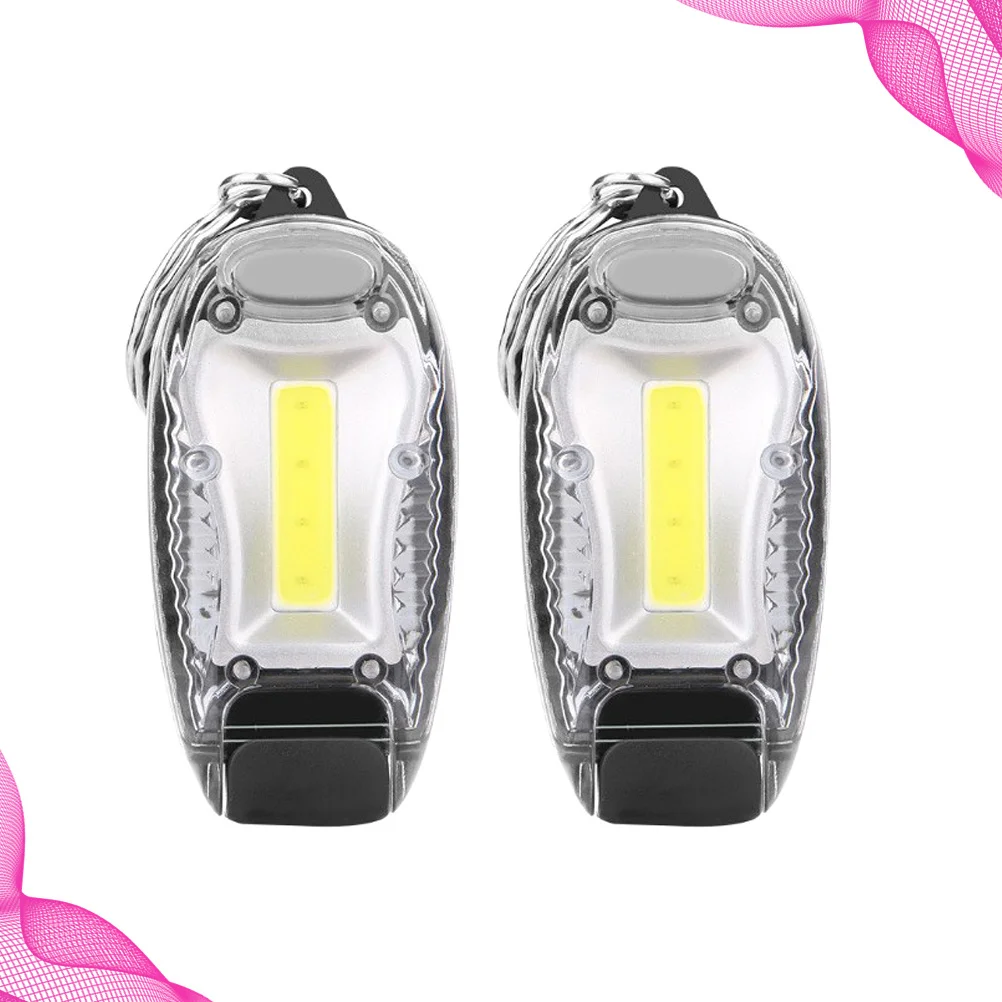 

BESPORTBLE 2Pcs Mini LED Keychain Lamp Flashlight Keyring Light Portable Key Fob Torch for Keys Holder Outdoor