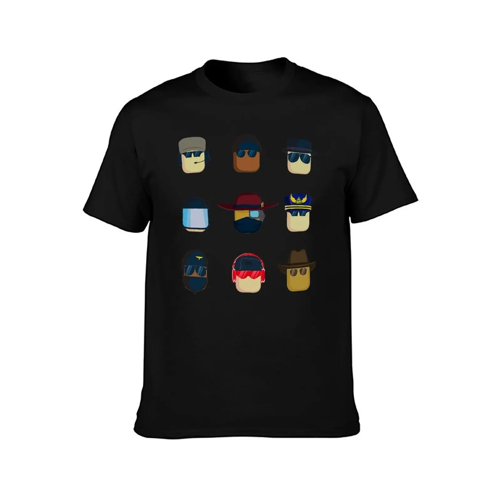 Tower Defense Simulator Frontline Defenders T-Shirt, Summer Casual Cotton Tee, Oversized Streetwear Tops, Vintage Graphic Print