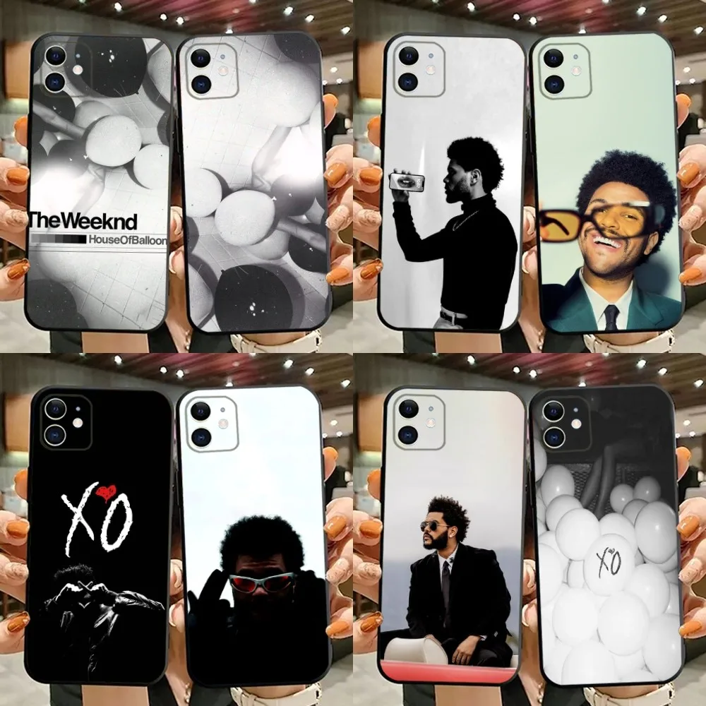 The W-Weeknd House Of Balloons Phone Case For iPhone 15,14,13,12,11,Plus,Pro Max,XS,X,XR,SE,Mini,8,7 Soft Silicone Black Cover