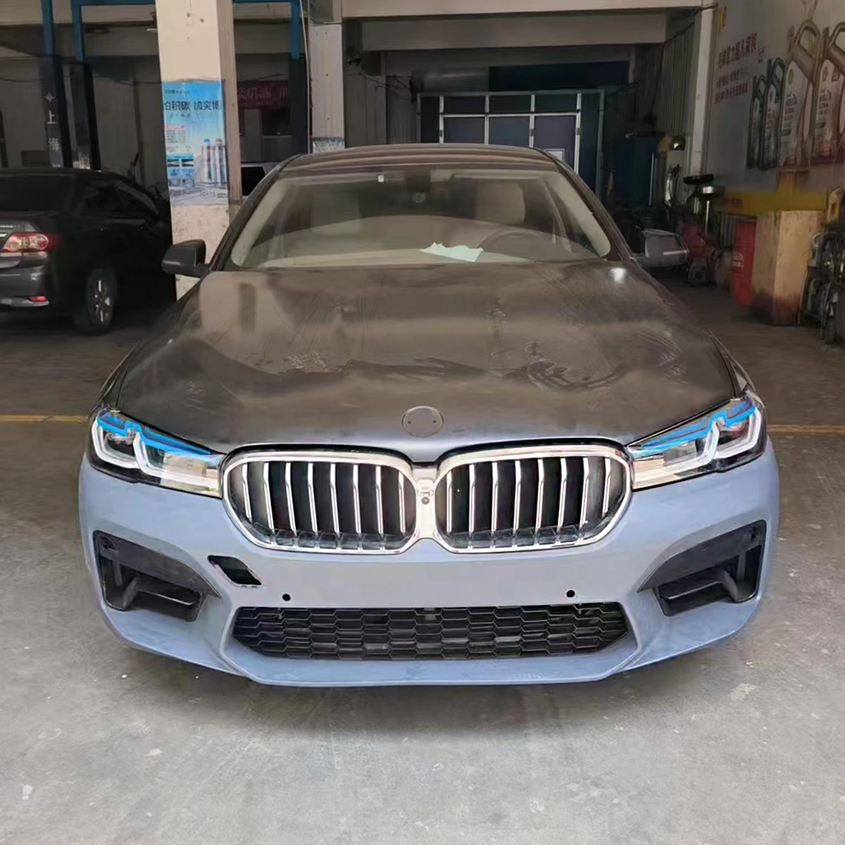 Consist of side skirt bumpers body kit for BMW 5 SERIES F10 2011-2017 modification to G30 M5 2021.