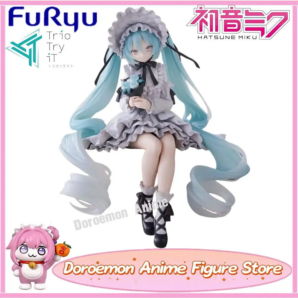 

Предварительный заказ, оригинальная фигурка Furyu Noodle Stopper Hatsune Miku, винтажная кукла, коллекционные кавайные аниме-фигурки, милые модели для девочек, игрушки