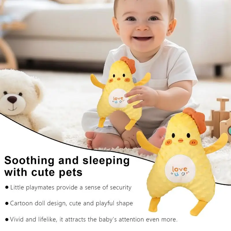 Babies Plush Toy Multipurpose Babies Sleep Aid Babies Comforters Toy Comfortable Babies Sleep Soothers Plush Stuffed Anima For