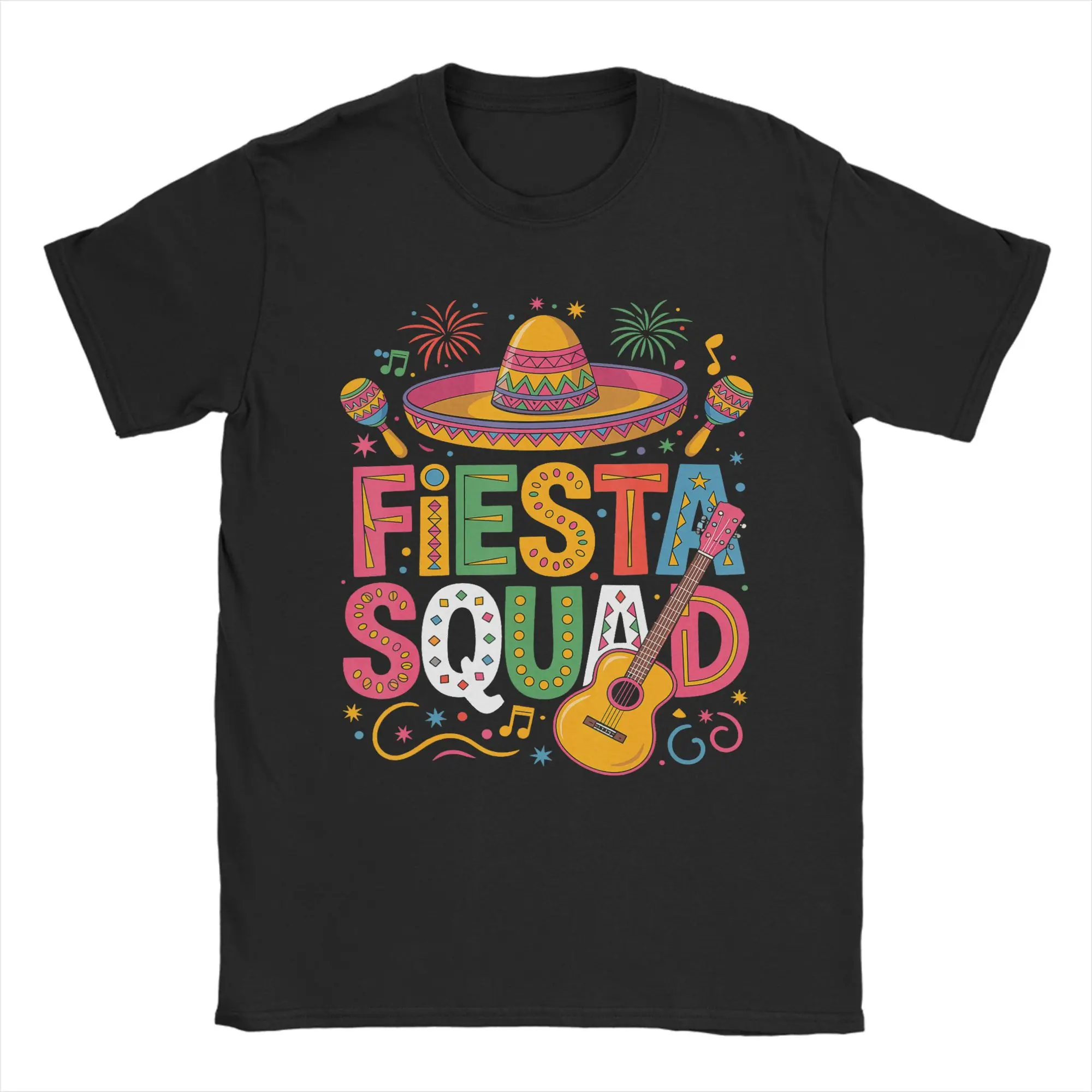 Tres Amigos Avocados Guac Cinco De Mayo Fiesta T-Shirts Men  Funny Cotton Tee Shirt Crew Neck Short Sleeve T Shirt Plus Size Top