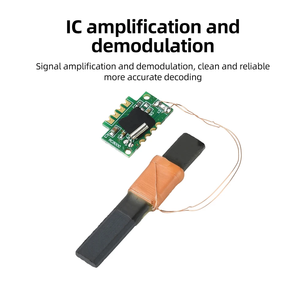 DCF77 Receiver Module Radio Time Module RCC Radio Clock Radio Module DCF Antenna Support/77.5KHz Single-frequency Modules