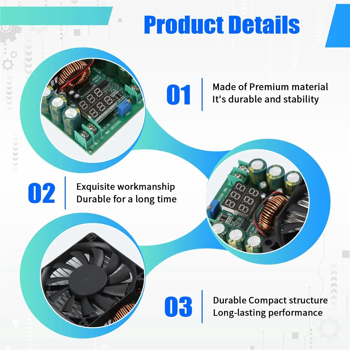 

Модуль понижающего преобразователя A32M 600W 20A DC-DC с регулировкой CV/CC, 120В 100В 96В 84В, с дисплеем, для солнечных батарей и LED-драйверов, источник питания