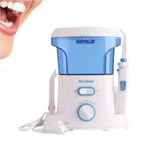 600ML Tank Floss Oral Irrigator Dental Water Jet Flosser Pick Teeth Whitening Electric Tooth Brush with 7 Multifunctional Tips