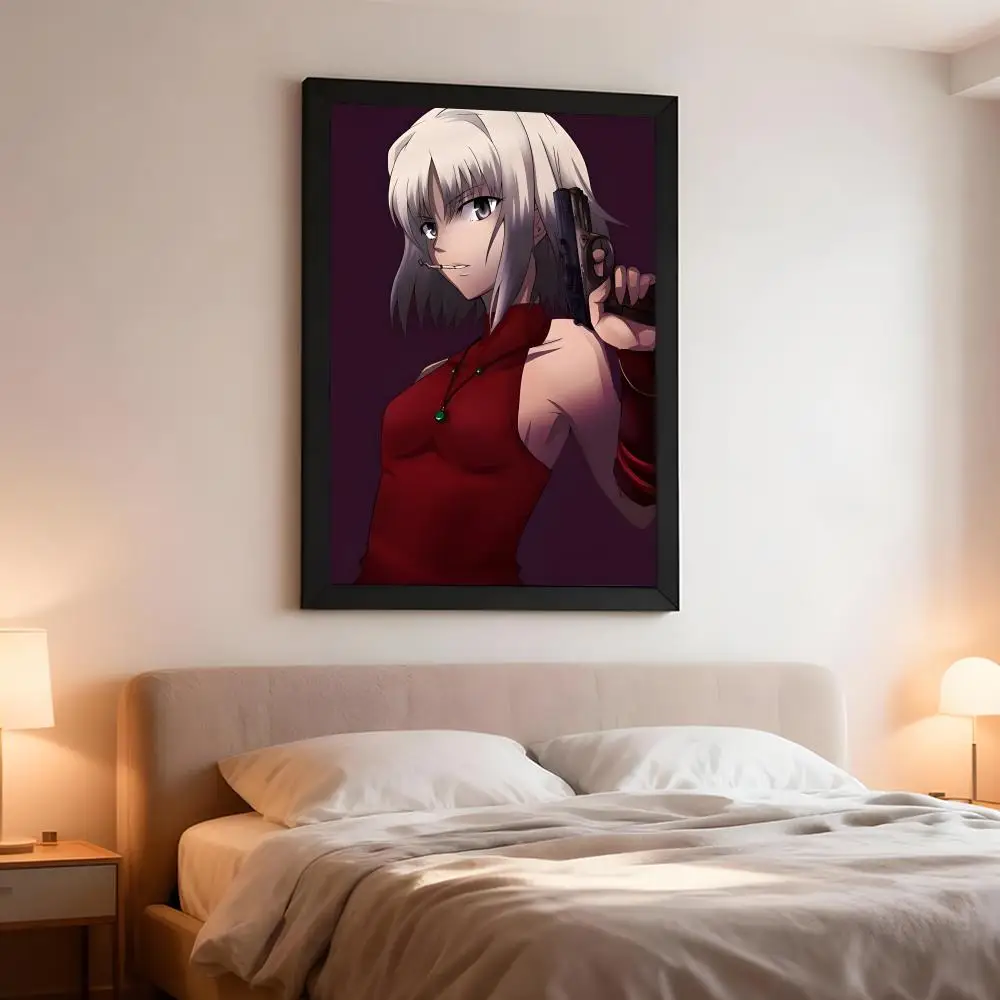 Action Anime C-Canaan Poster Artistic Peel-Off Wall Decor, Indoor Outdoor Home Ornament for Collectors