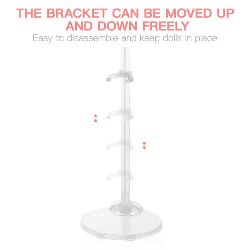 15 قطعة دمية شفافة حامل دعم للدمى الدمى يدعم تقف الملحقات لعبة عرض موقف دعم الدعامة
