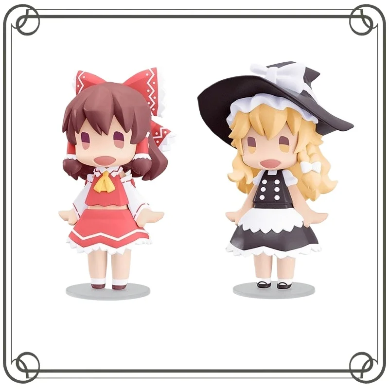 

Фигурки аниме Kirisame Marisa и Hakurei Reimu в стиле Q-version, коллекционные фигурки, модели для декора, игрушки