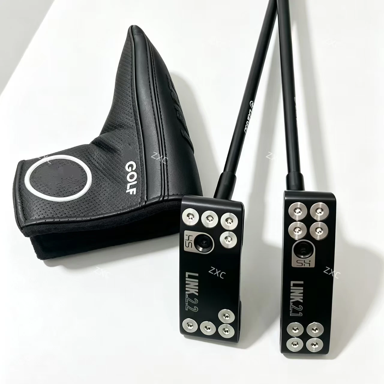 2026 New Model Linkhs2.1/2.2 Putter, with Accra Carbon Shaft/Steel Shaft, Press-Fit Pistol Grip, with Club Head Cover