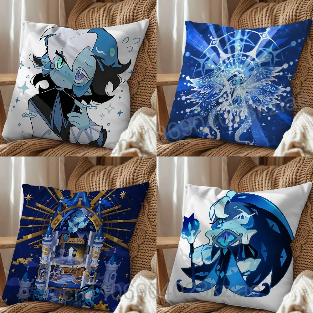 

CRK newest game Cookie Run Kingdom Pillow Case Office Cushions Suitable For Sofa Car Bedroom Decorative Cushion Cover