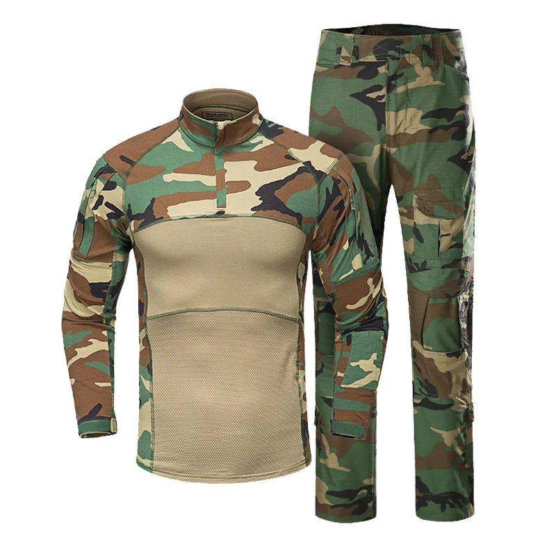 

Tactical Tom G4 Knitted Frog Uniform Long Sleeve Set Camouflage Set Men's Shirt Cross border Frog Uniform Outdoor Training Unifo