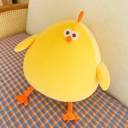 MINISO Dundun Chicken Doll Plush Stuffed Doll Bed Pillow Girls Room Decoration Accompanying Children To Sleep Gifts