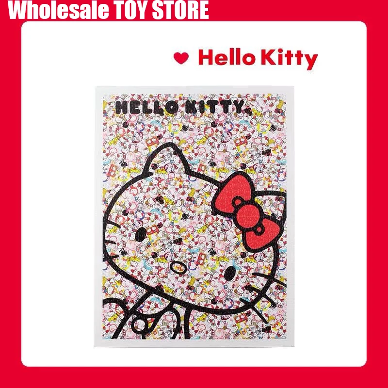 1200pcs Sanrio Puzzle Toys Kawaii Hello Kitty Jigsaw Puzzle Toy Boxed Cartoon Hellokitty Puzzle Anime Peripheral Gifts For Girls