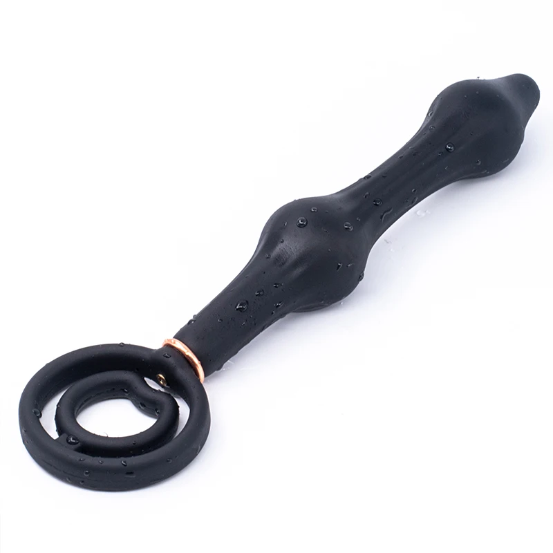 Inflatable Butt Anal Masturbation Goods Plug Penis Exercise Ring  Tools Dual Rolling Beads Vagina  For Adults 18 Men