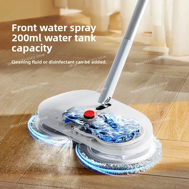 

Wireless Hand-Free Electric Mop, Automatic Rotary Floor Cleaner, Cordless Lazy Floor Washing Machine, New Model