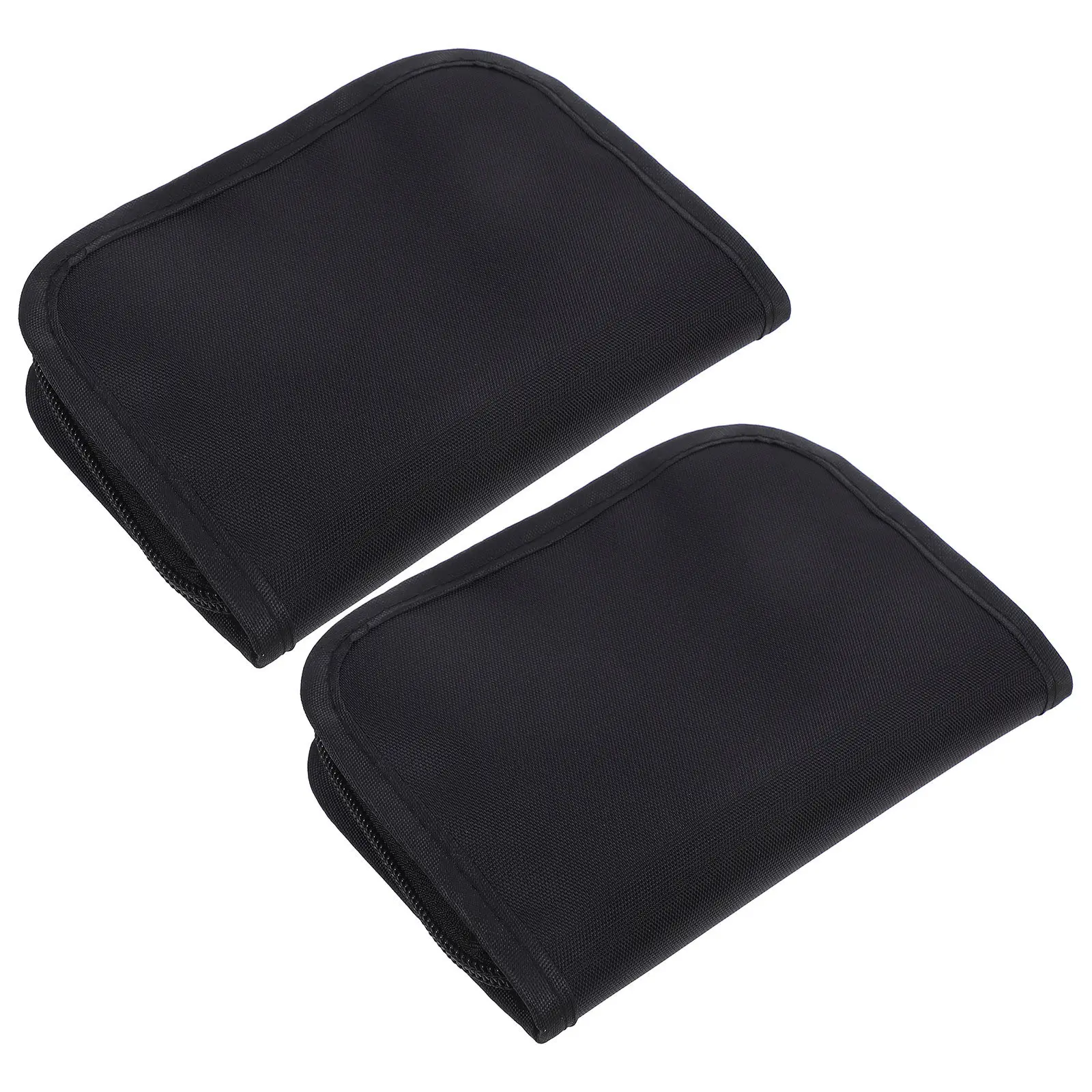 

2Pcs Blood Glucose Meter Storage Case Black Diabetic Organizer Portable Travel Zipper Bag Insulin Pen Pouch Medication