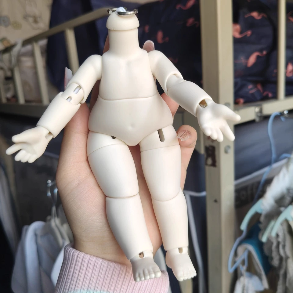 Small Lantern Shape Body Bjd Cartoon Doll Diy Kit Various Skin Colors 1/6 Points Animated Character Making Accessories