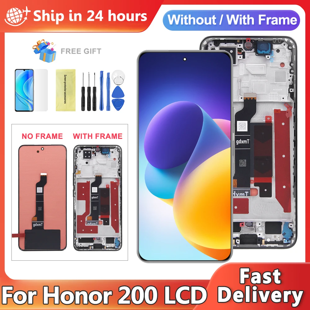 6.7'' Display For Huawei Honor 200 LCD ELI-AN00 LCD Display Touch Screen Digitizer Assembly For honor200 Screen Replacement