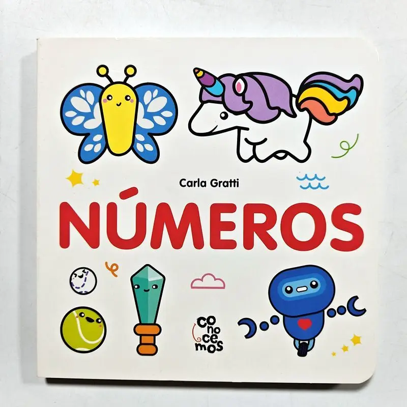 Spanish version of children's digital paperboard cognitive book