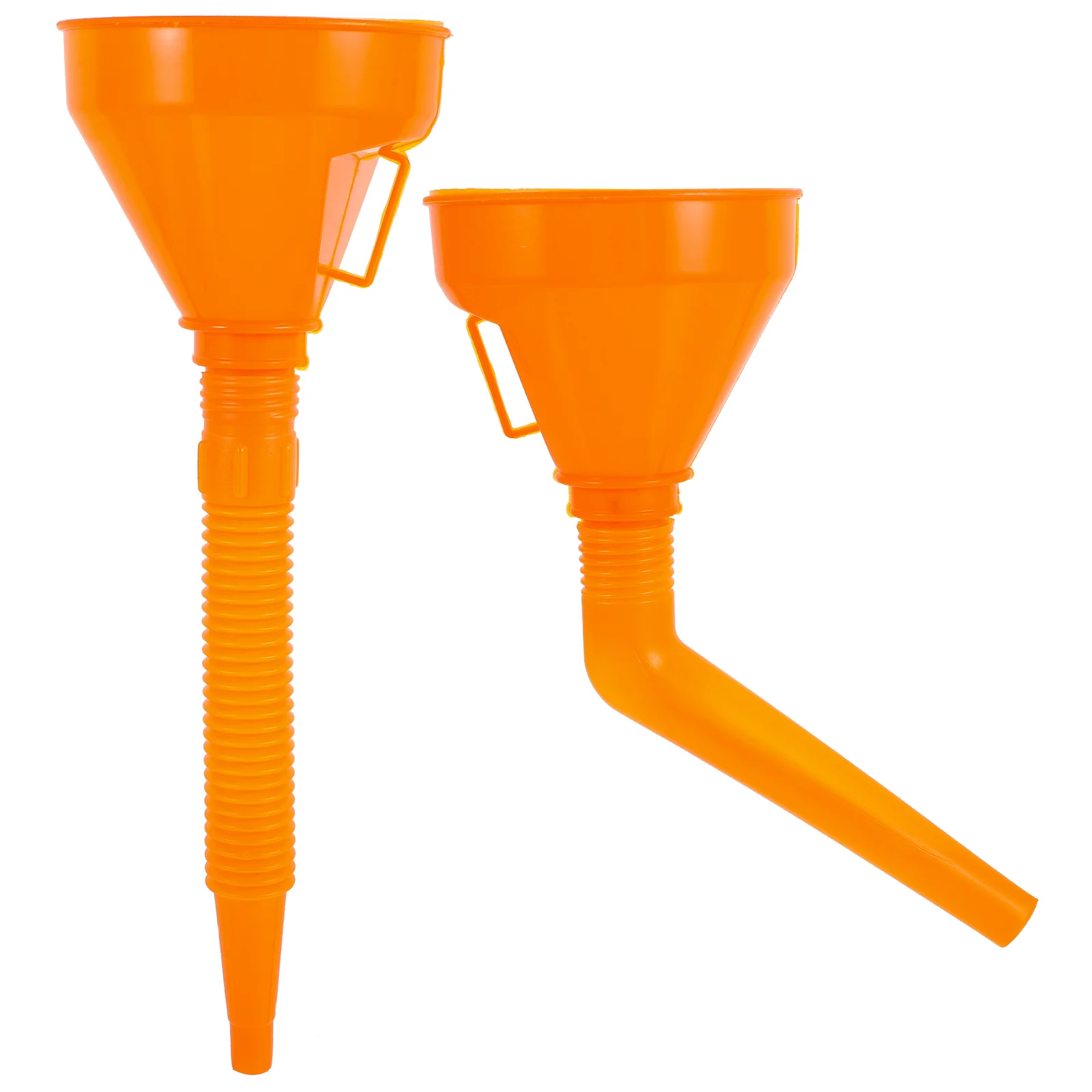 

2 Pcs Car and Motorcycle Refueling Funnel Outdoor Automotive Straight Head Plastic Anti-splash