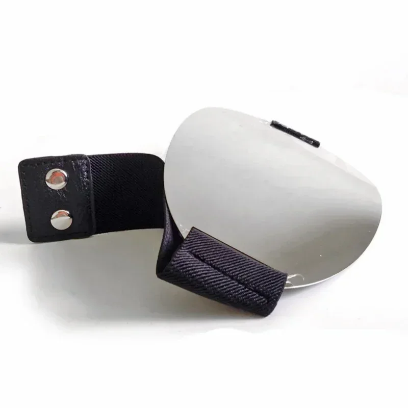 Extra Big Mirror Metal Plate Belts Ultra Wide Obi Waistband for Women Gold/silver