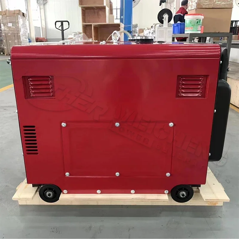 Single/Three Phase Silent Diesel Generator 50/60Hz 10kVA 12kVA 8kVA 6kVA 15KVA Soundproof 10kW Home Use Standby Diesel Generator