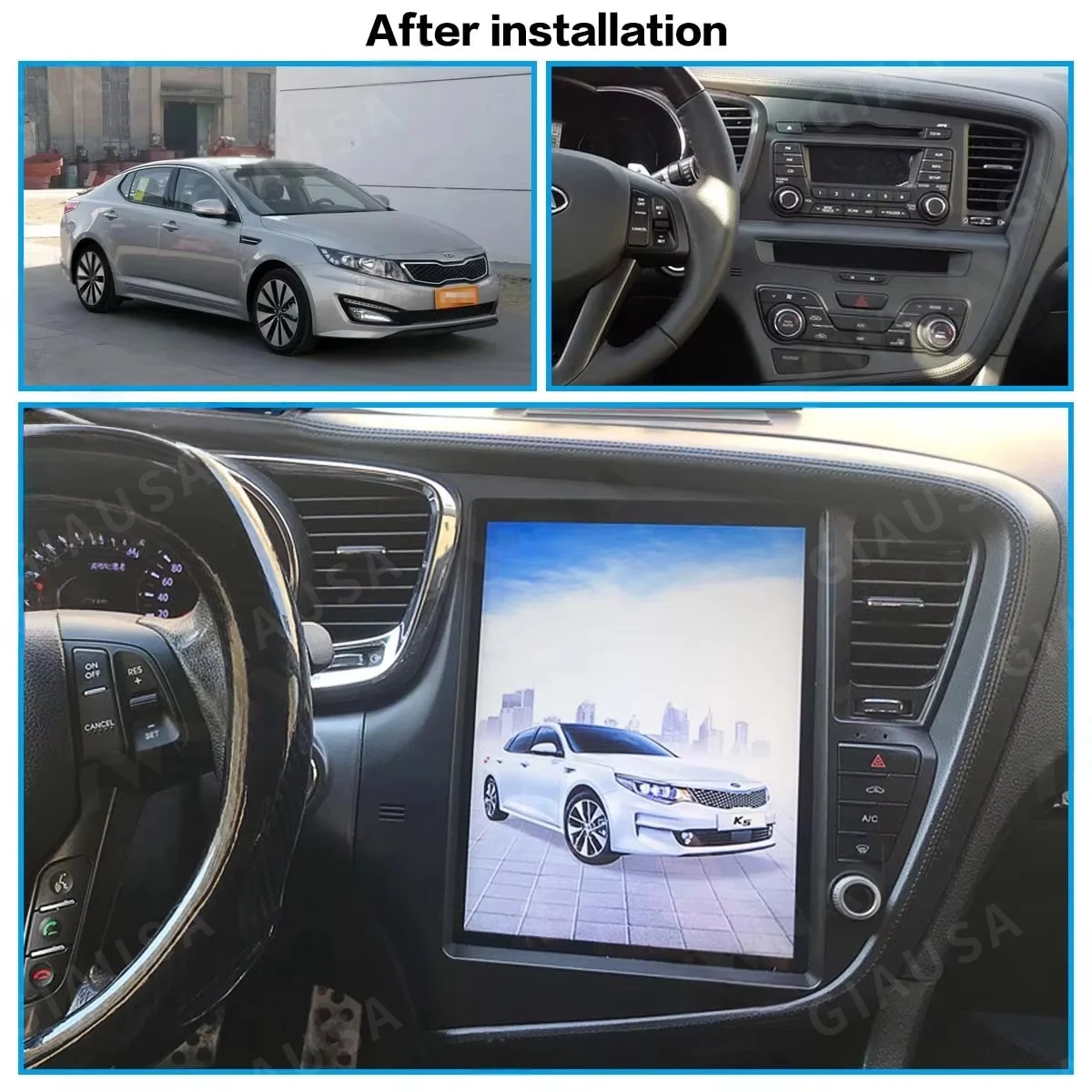 

Auto Radio For KIA K5 2010 - 2015 Android 13 Car Radio Stereo Multimedia Video Player 2 Din Carplay GPS Navigation Head Unit