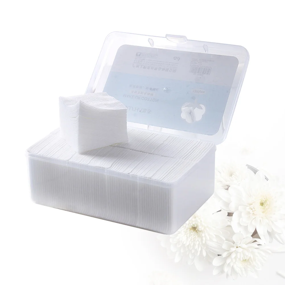 Tampons de maquillage Non tissés, 1000 pièces, ronds en coton pour le visage, Application de Toner, tampons jetables respectueux de la peau, tampons pour femmes