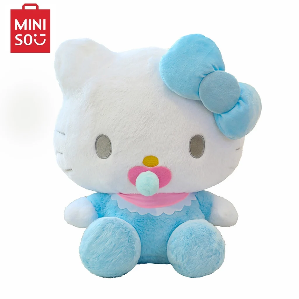 50/40/30Cm Miniso Sanrio Hello Kitty Doll Cute Pacifier Kt Cat Doll Children's Plush Toy Girls Bedroom Pillow Girl Birthday Gift