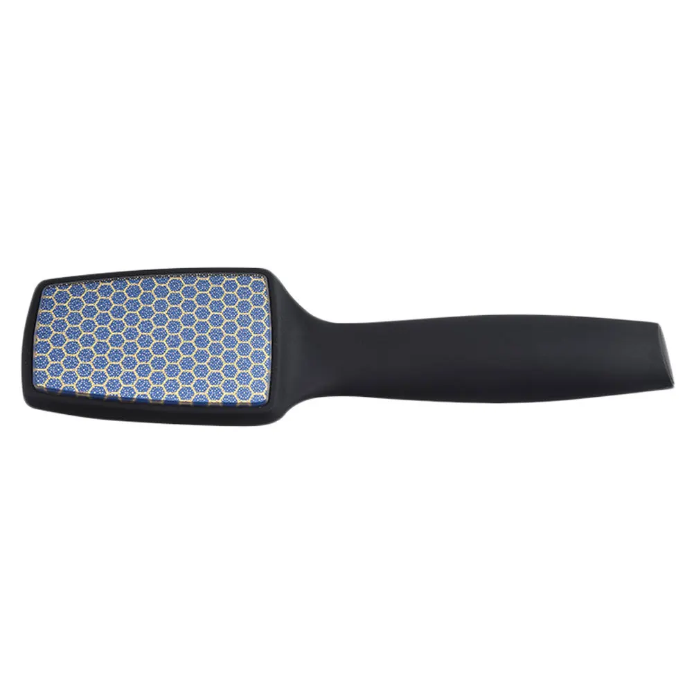 ตะไบเท้านาโนคริสตัล 1 ชิ้น สำหรับขจัดผิวหนังที่ตายแล้ว อุปกรณ์ทำเล็บเท้าแบบพกพา ขัดหนังด้าน ขจัดเซลล์ผิวที่ตายแล้ว สีดำ อุปกรณ์ดูแลเล็บ