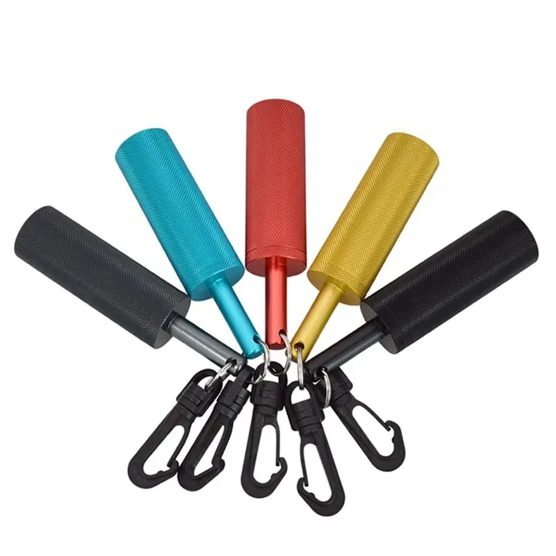 HOES-Signal Bell With 360° Rotating Quick Hook Underwater Bell Ding Rod Diving Equipment Gold