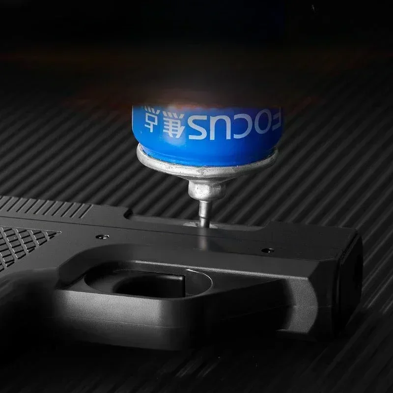 

2024 New Clip Gun Type Butane Gas Lighter Three Capacity Cigarette Holder Windproof Jet Blue Flame Lighters Men's Gifts (NO GAS)