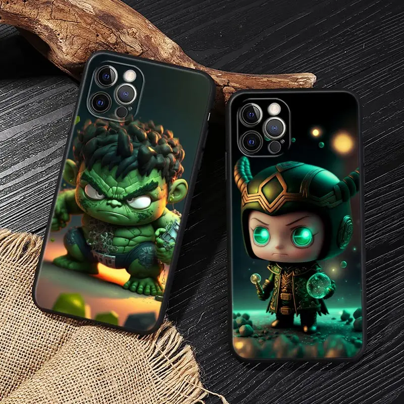 Caso Groot Venom do bebê maravilha para iPhone, capa macia bonito, Funda, 11, 12, 13 Mini, 14, 15 Pro Max, XS, X, 7, 8 Plus, SE