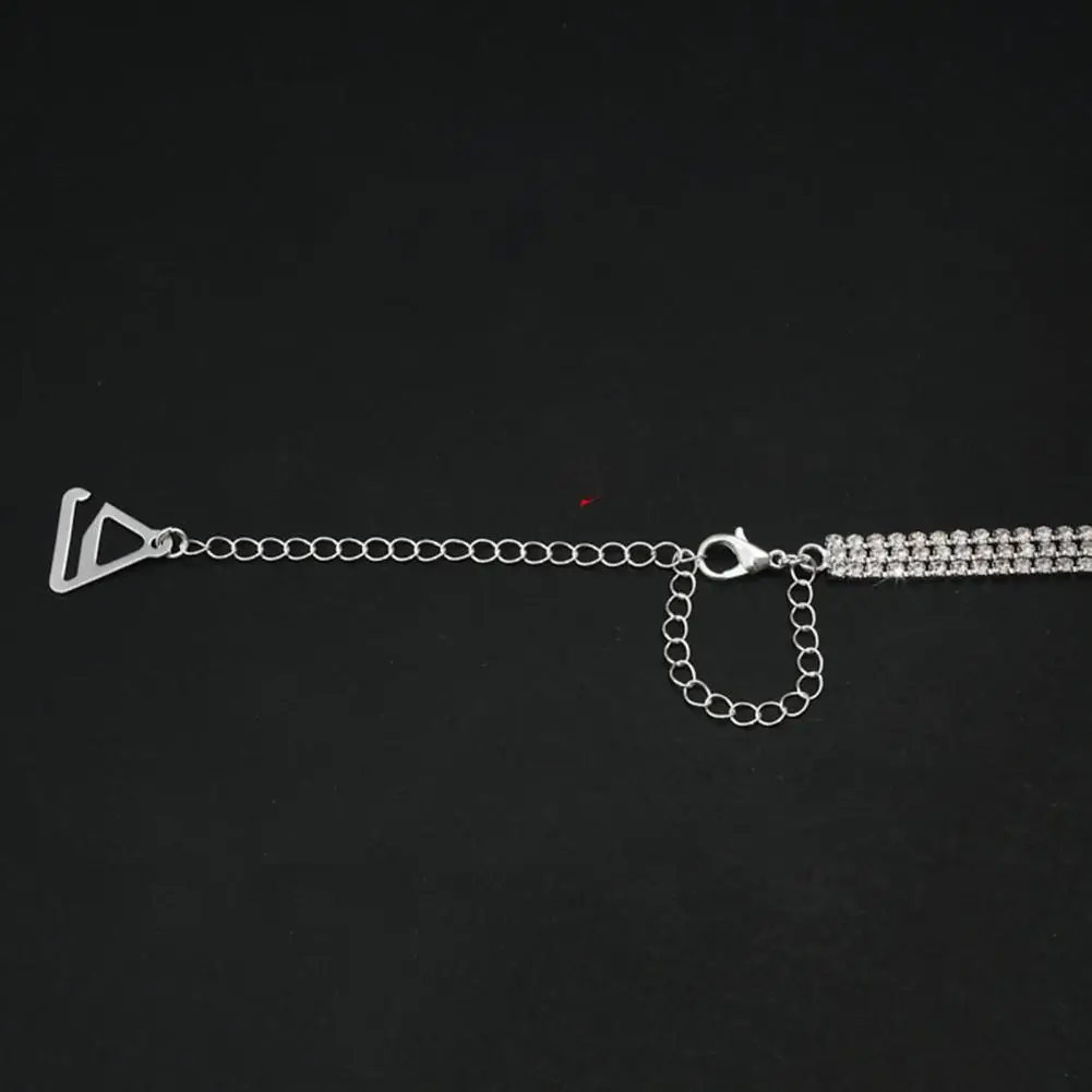 Durable Rhinestone Chain 2pcs Rhinestone Shoulder Chains Adjustable Bra Chain Jewelry Sexy Shiny Body Accessories for Party