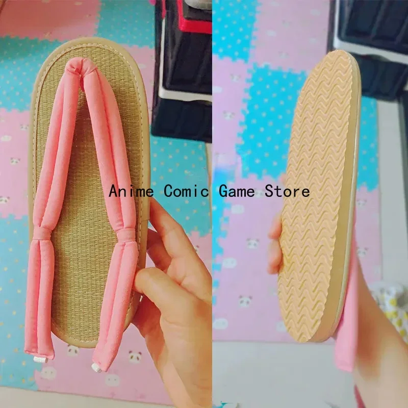 Kamado Tanjirō Nezuko Agatsuma Zenitsu Kanroji Mitsuri Tokitou Muichirou Cosplay Schoenen Kimono chanclas zapatillas Geta