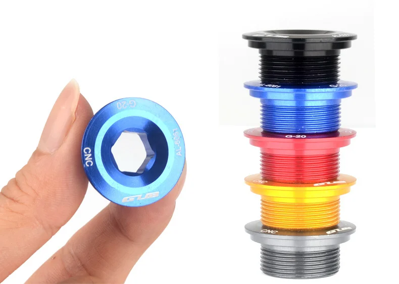 GUB Bicycle Crank Cover Bolt Mountain Bike Bottom Bracket Chainwheel Screws MTB Crankset Fixing Bolt Screw for SHIMANO