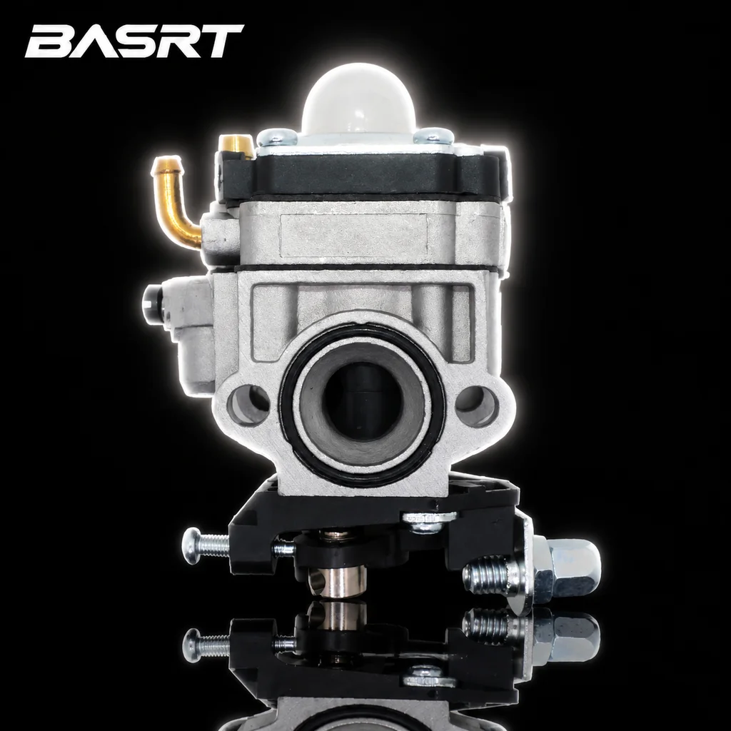 Brush Cutter Carburetor Compatible with Mitsubishi CG260 TL26 TL33 TU26 TU33 Zenoah G23LH G26L 1E34F,Replaces MP11‑001 Trimmer