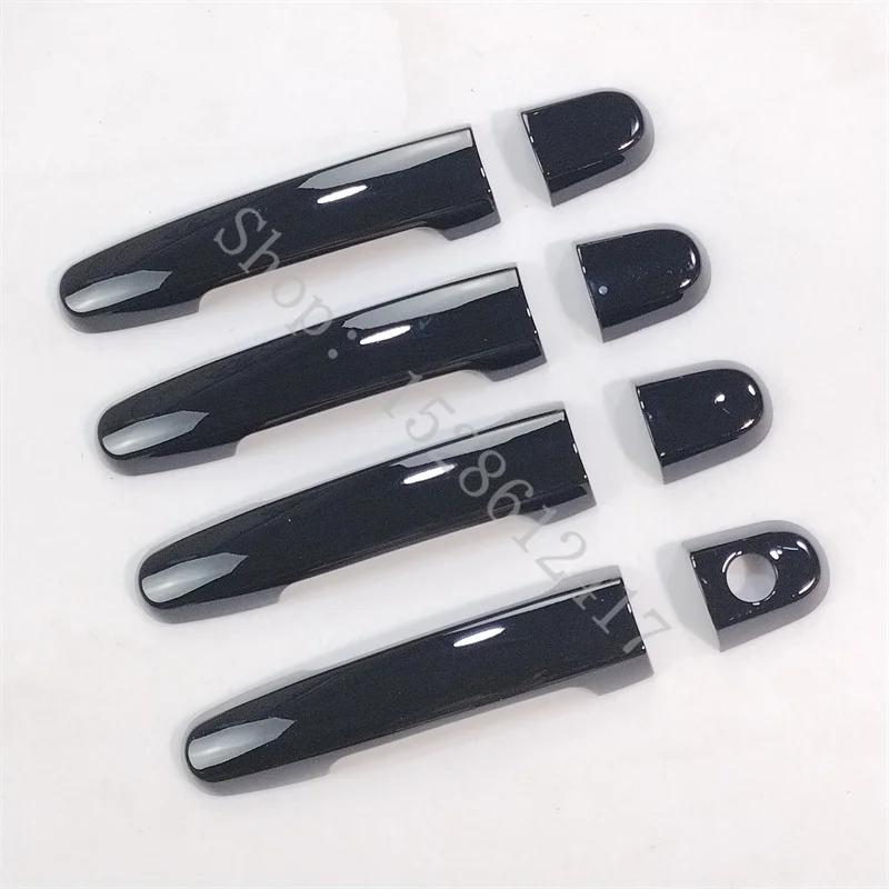 For Toyota Corolla 2004 2005 2006 2007~2012 Glossy Black ABS Door Handle Cover car door handle protector trim car Accessories