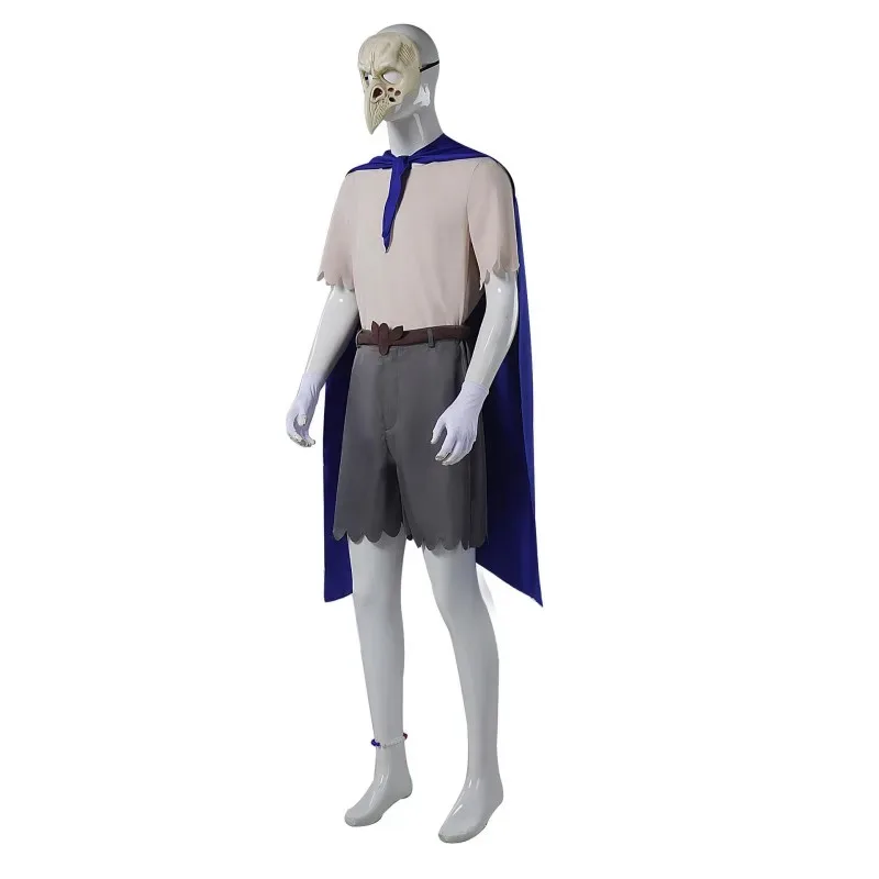 

Halloween Cosplay Costume And Crow Mask Nightmares Costumes Unisex Horror Game Character Little Boy Low's Full Outfits tt9]