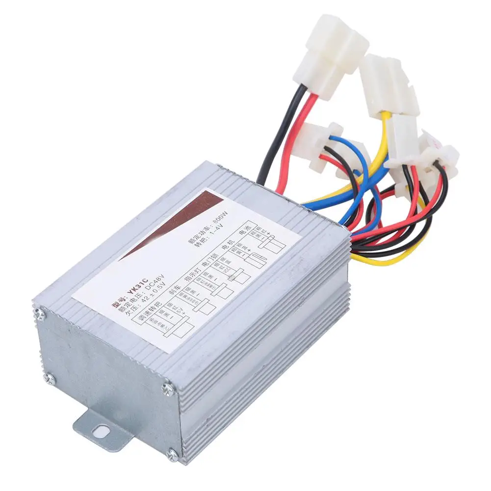 

E-bike Controller 12V/24V/36V/48V 250W/500W/800W Brushed Motor Electric Bicycle Accessory