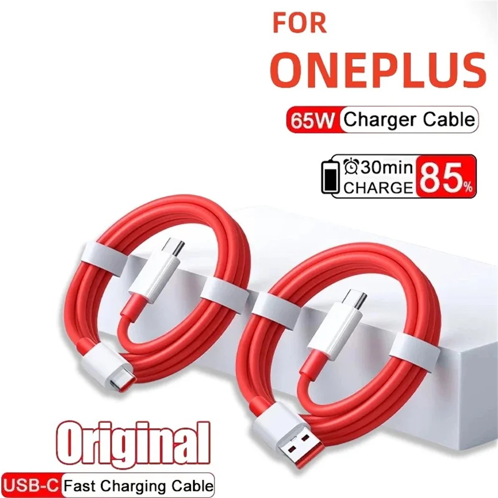 65W 6A Type C to Type C Super Fast Charging Mobile Phone Cable For Oneplus USB C For Oneplus 13 12 11 10 Pro Quick Charger Wire