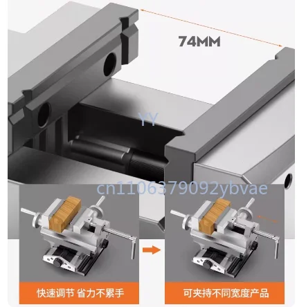 

Многофункциональные тиски с двойной точной регулировкой, промышленного класса, для тяжелых работ, с плоскими губками