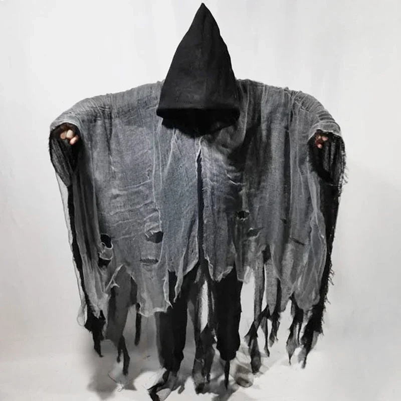 Halloween Cape Witch Cape Costume Haunted House Costume Dress Up spaventoso Costume spettrale puntelli