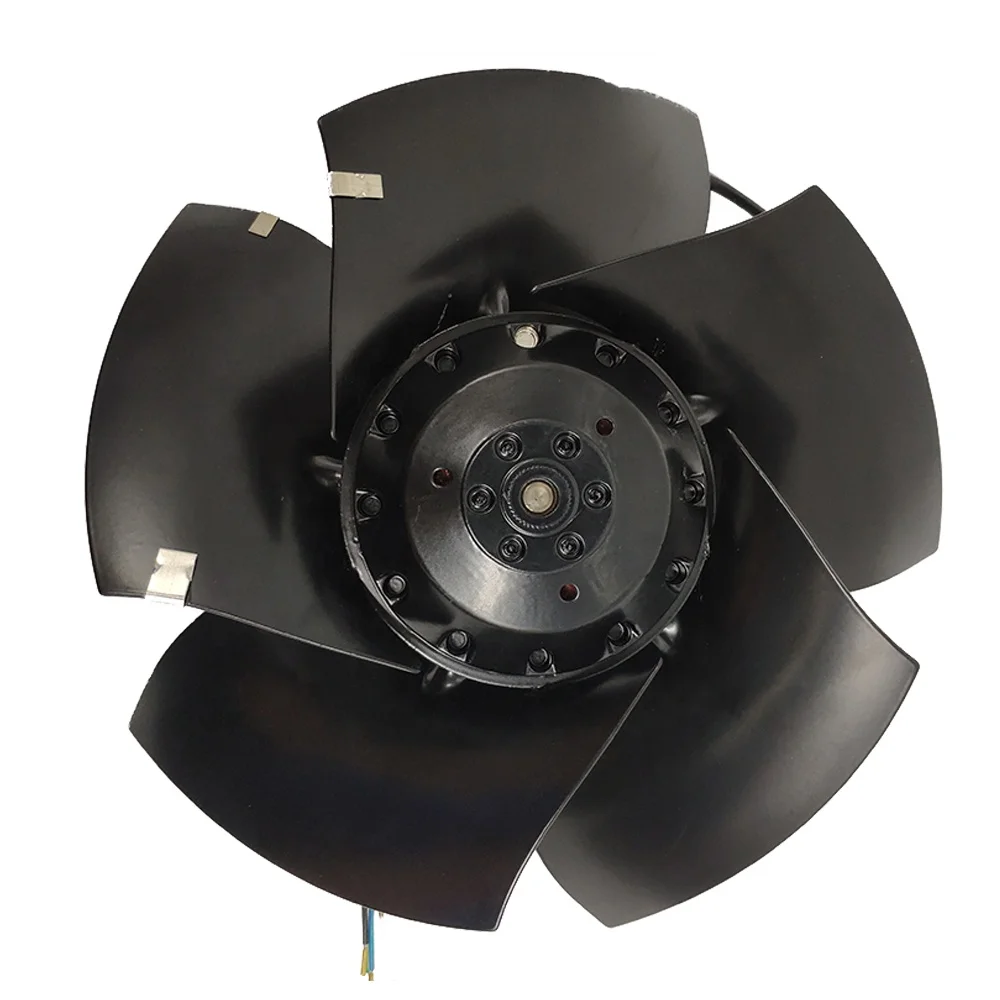 W2D250-EA26-17 400V AC 250mm 50/60HZ Ball Bearing Spindle Motor Inverter Cooling Fan