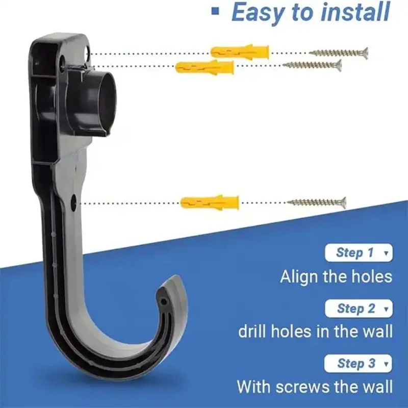 EV Type2 Type1 caricatore GBT supporto forte supporto per caricabatterie per auto elettrica supporto per cavo in ABS staffa da parete con viti